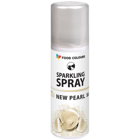 Barwnik w spray'u spożywczy perłowy New Pearl 50 ml, Food Colours