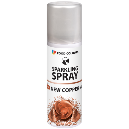 Barwnik spożywczy miedziany New Copper 50 ml spray, Food Colours