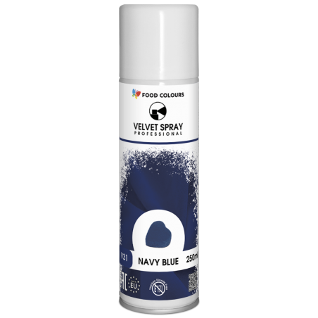 Zamsz w spray'u granatowy Navy blue 250 ml, Food Colours