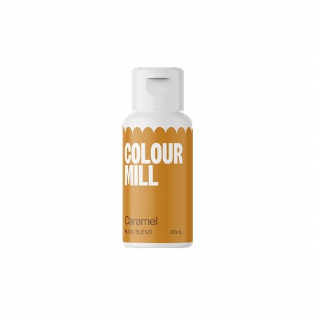 Barwnik spożywczy olejowy Colour Mill, Caramel brązowy, 20 ml