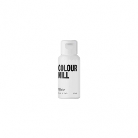 Barwnik do dekoracji Colour Mill - Biały 20 ml