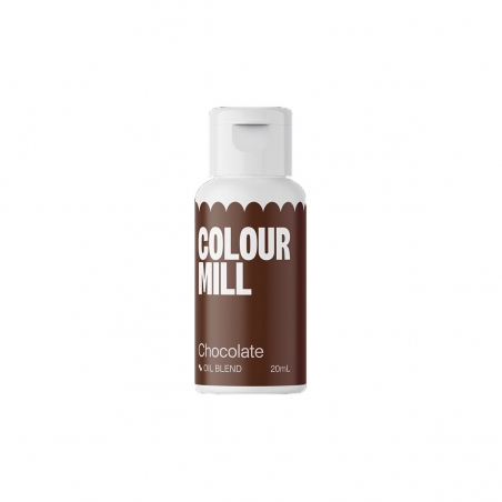 Barwnik spożywczy olejowy Colour Mill, brązowy Chocolate 20 ml