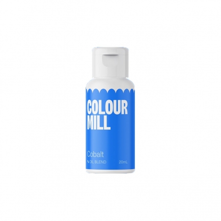 Barwnik spożywczy olejowy niebieski Cobalt 20 ml, Colour Mill