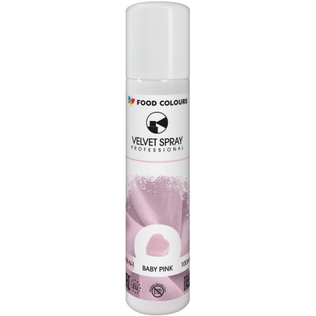 Zamsz w spray'u różowy Baby Pink 100 ml, Food Colours