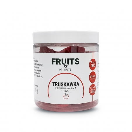 Truskawka liofilizowana cała 25 g, Pi-Nuts