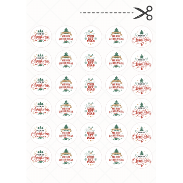 "Merry Christmas" napis...