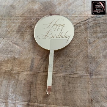 Topper mini na tort Happy...