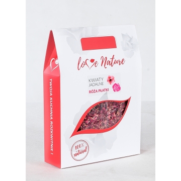 Kwiaty jadalne, Róża...