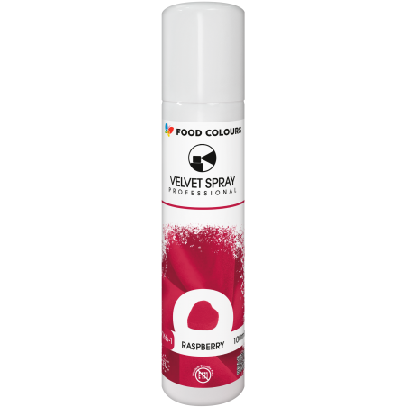 Zamsz w spray'u czerwony Raspberry 100 ml, Food Colours