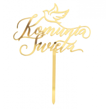 Topper na tort Komunia...