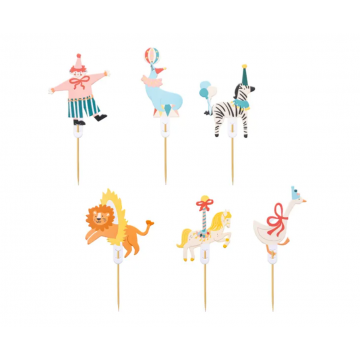 Toppery na muffinki, cyrk,...