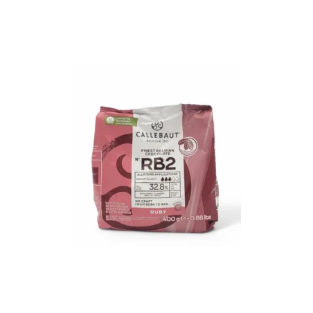 Czekolada rubinowa Ruby Callebaut w pastylkach 400 g