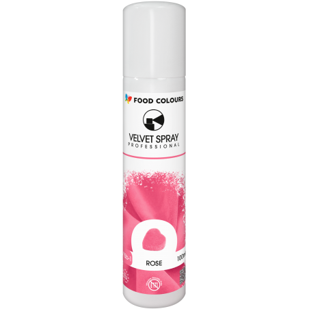Zamsz w spray'u różowy Rose 100 ml, Food Colours