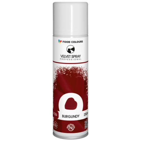 Zamsz w spray'u burgund 250 ml, Food Colours