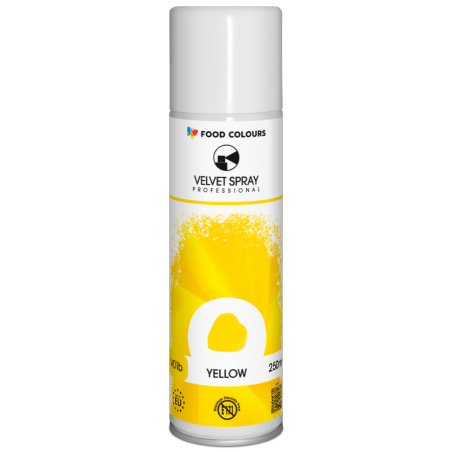 Zamsz w spray'u żółty 250 ml, Food Colours