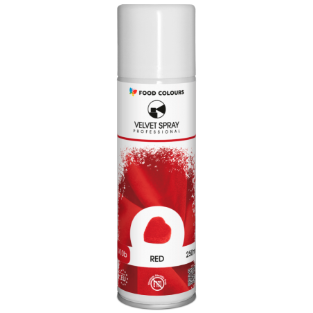 Zamsz w spray'u czerwony 250 ml, Food Colours