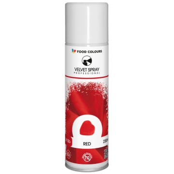 Zamsz w spray'u czerwony...