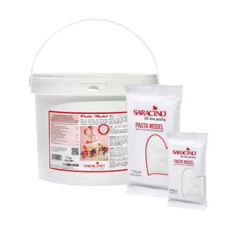 Masa cukrowa Saracino do figurek biała 5 kg, krótka data