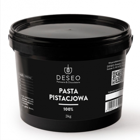 Pasta pistacjowa 3 kg Deseo, 100%