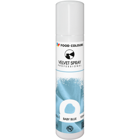 Zamsz w spray'u jasnoniebieski Baby Blue 100 ml, Food Colours