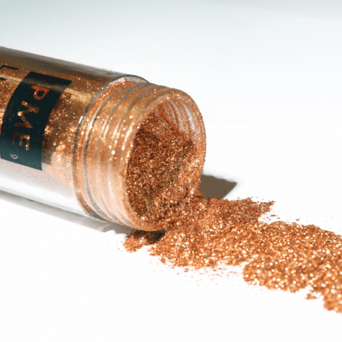 Brokatowa posypka Rose Gold 10 g – jadalna dekoracja PME Brokatowa posypka Rose Gold 10 g – jadalna dekoracja PME