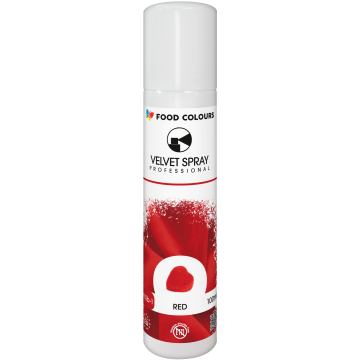 Zamsz w spray'u czerwony...