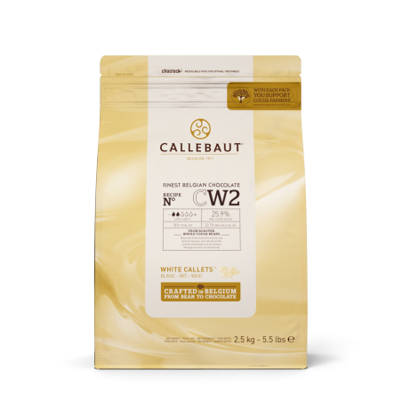 Czekolada Callebaut biała CW2 w pastylkach 500 g