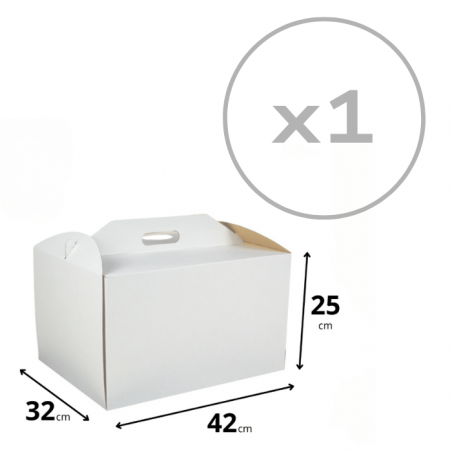 Pudełko na tort piętrowy 42x32x25