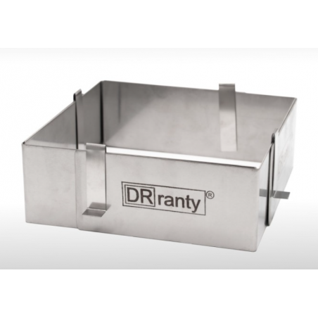 Rant cukierniczy prostokątny regulowany 16-32 cm wys. 8 cm Dorosiowe Ranty