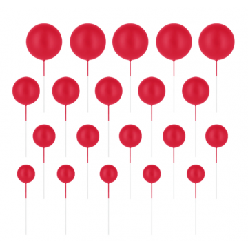 Toppery na tort Kule...