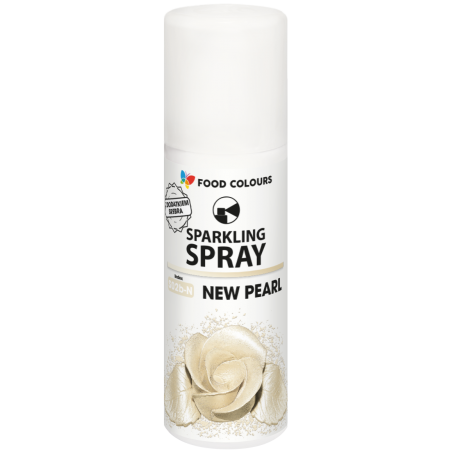 Barwnik w spray'u spożywczy perłowy New Pearl 50 ml, Food Colours