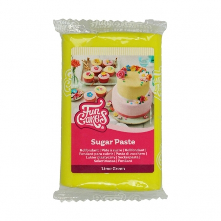 Masa cukrowa zielona lime green 250 g, FunCakes, krótka data