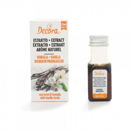 Naturalny ekstrakt wanilia burbońska 20 ml, Decora, krótka data