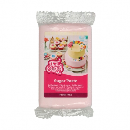 Masa cukrowa różowa pastel pink 250 g