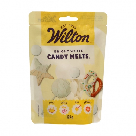 Candy melts polewa do cake popsów pastylki biała bright white 125 g