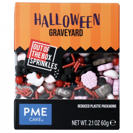 Posypka na Halloween Graveyard, cmentarz 60 g, PME