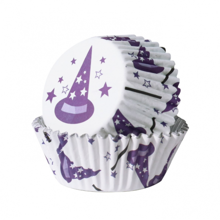 Papilotki do muffinek Halloween Wise Wizards 30 szt., PME