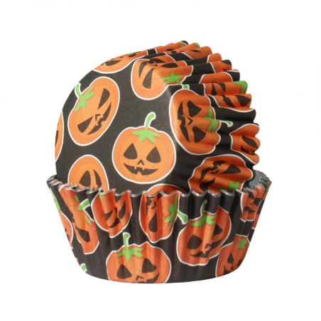 Papilotki do muffinek Halloween Petrifying Pumpkins 30 szt., PME