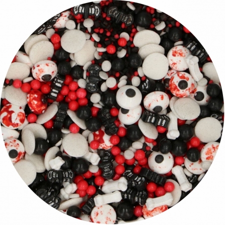 Posypka Bloody and Bat Halloween 3D, 70 g FunCakes