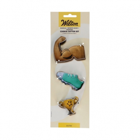 Foremki wykrawaczki sport, 3 szt. Wilton