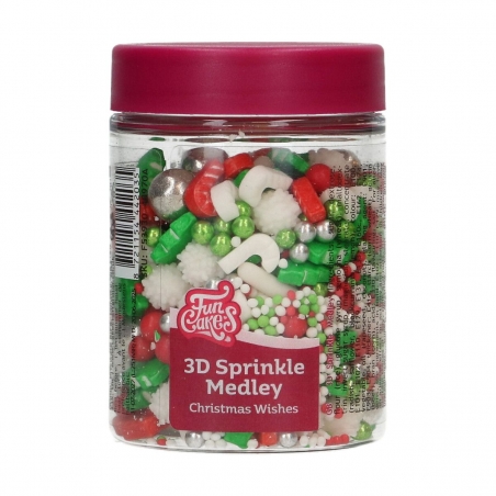Posypka Christmas Wishes 3D, 70 g FunCakes