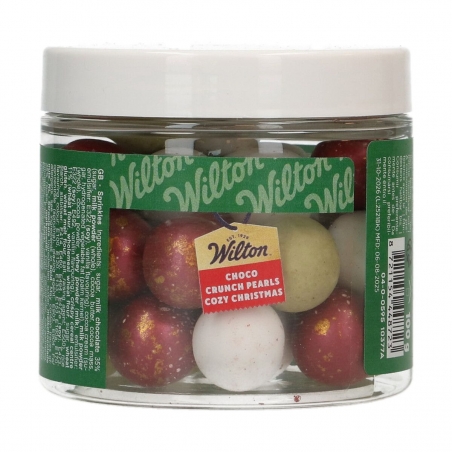 Perełki Choco Crunch Cozy Christmas 100 g, Wilton