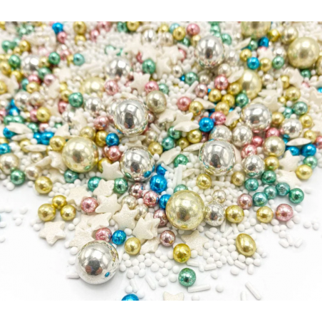 Posypka świąteczna mix Magical Fireworks, Happy Sprinkles Posypka świąteczna mix Magical Fireworks, Happy Sprinkles