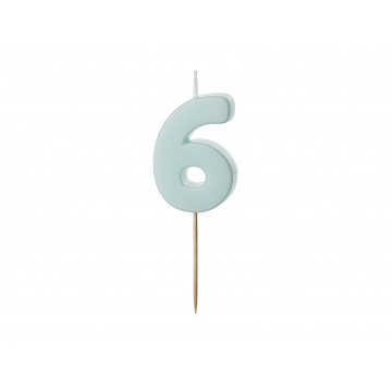 Świeczka urodzinowa "6"...