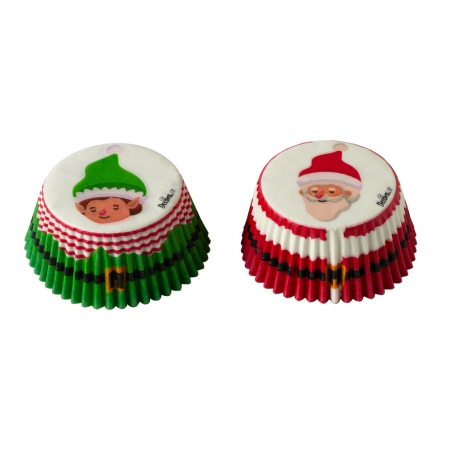 Papilotki do muffinek świąteczne Santa Elf 36 szt. Decora