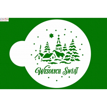 Szablon do dekoracji Pejzaż...