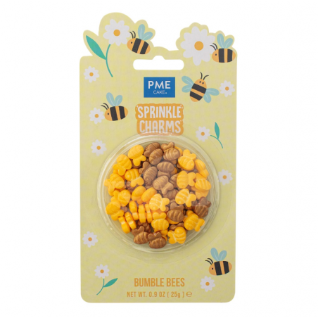 Posypka Bumble Bees, pszczółki 25 g, PME