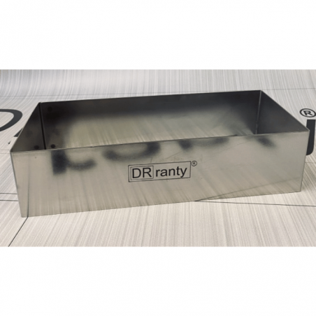 Rant cukierniczy prostokątny nieregulowany 12x28 cm wys. 7 cm, Dorosiowe Ranty