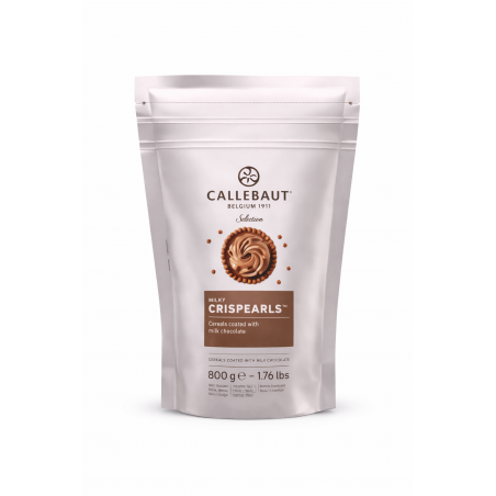 Czekoladowe perełki Crispearls mleczna czekolada Callebaut 0,8 kg