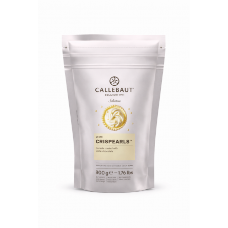 Czekoladowe perełki Crispearls biała czekolada Callebaut 0,8 kg